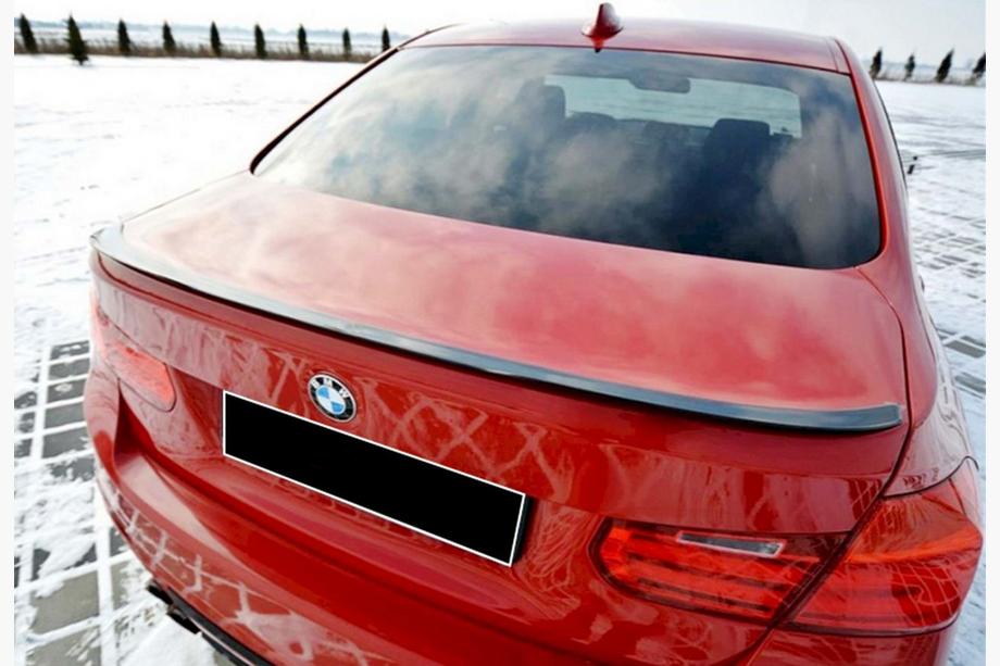 BMW 3 Series F30/F31 2012-2019 Spoiler MXD-Style (for F30/F80, Gloss Black) Image