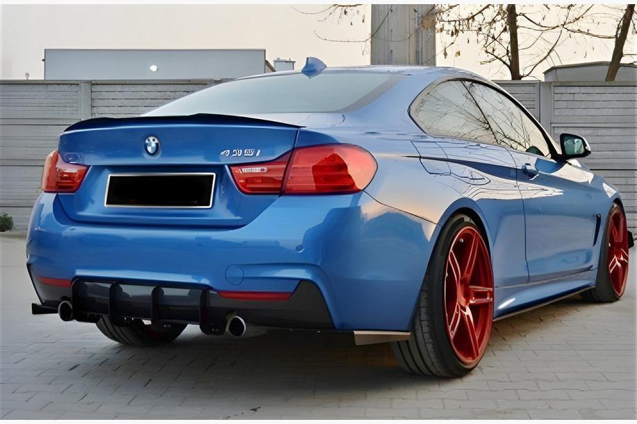 BMW 4 Series F32/F33/F36 2012-2020 Spoiler M4-Style V2 (for F32, Gloss Black) Image