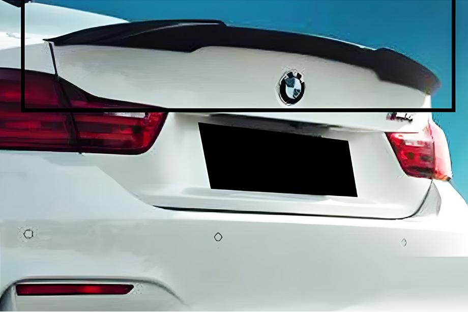 BMW 4 Series F32/F33/F36 2012-2020 Spoiler M4-Style V1 (for F32, Gloss Black) Image