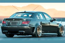 BMW 5 Series E60/E61 2003-2010 Rear Spoiler DPT V-2 (Gloss Black) photo 1