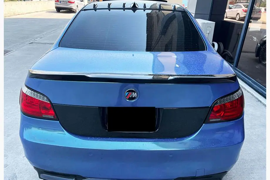 BMW 5 Series E60/E61 2003-2010 Spoiler M4-Style (Gloss Black) Image