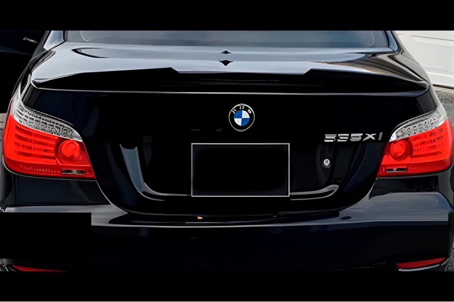 BMW 5 Series E60/E61 2003-2010 PSM-Style Spoiler (Gloss Black) Image