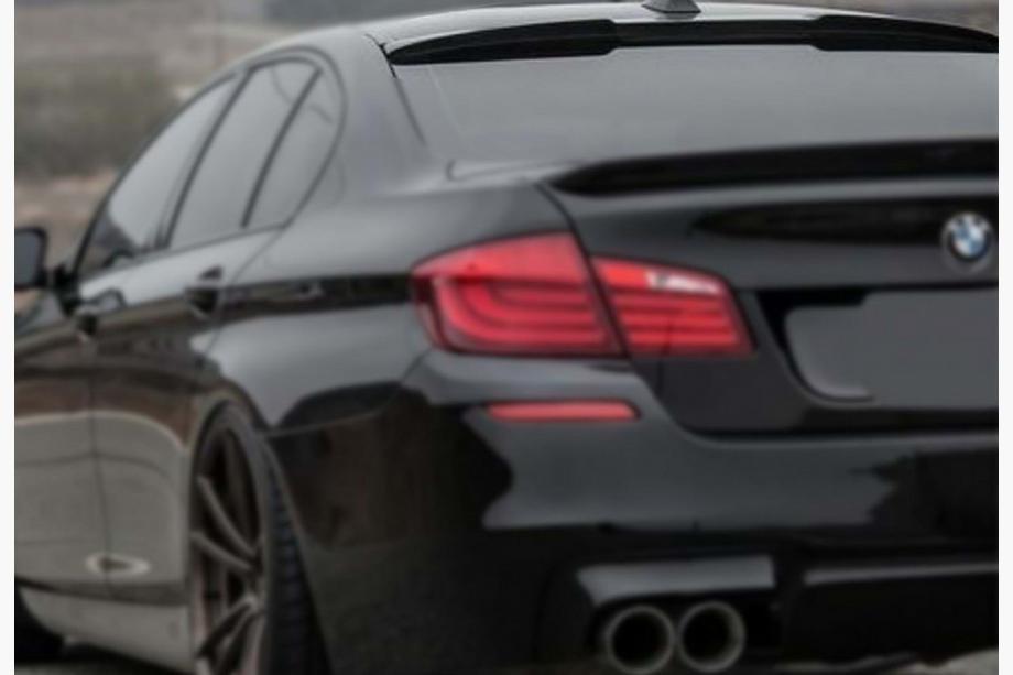 BMW 5 Series F10/F11 2010–2016 M4-Style V1 Rear Spoiler (for F10, Gloss Black) Photo 5