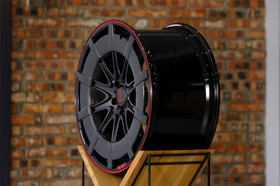 Mercedes G class W463 1990-2018 Forged Aluminum and Carbon Wheels G900 (R24, Set of 4) Photo 10