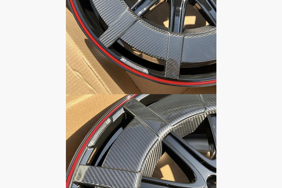 Mercedes G class W463 1990-2018 Forged Aluminum and Carbon Wheels G900 (R24, Set of 4) Photo 12