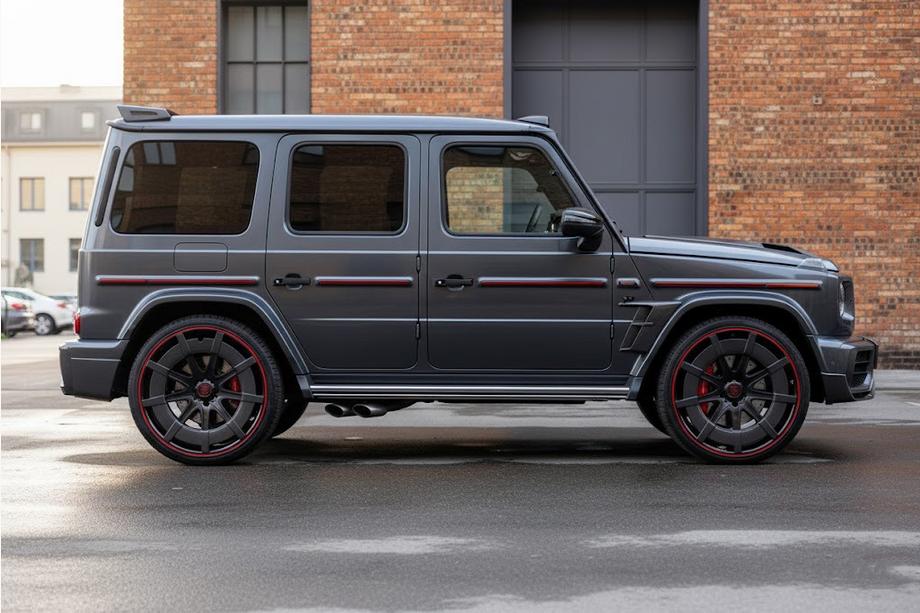 Mercedes G class W463 1990-2018 Forged Aluminum and Carbon Wheels G900 (R24, Set of 4) Photo 2