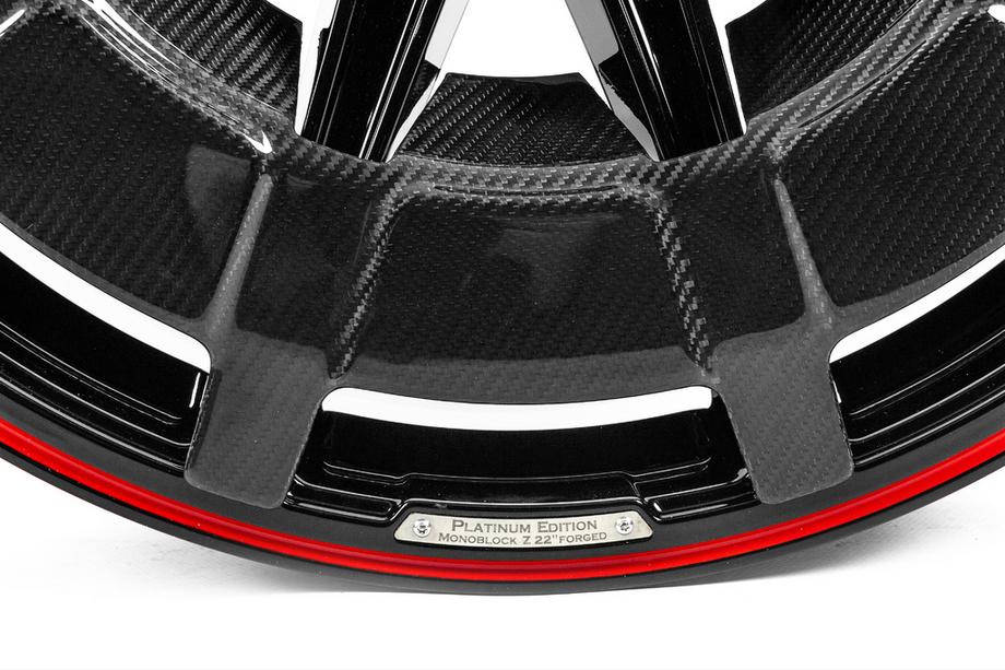 Mercedes G class W463 1990-2018 Forged Aluminum and Carbon Wheels G900 (R24, Set of 4) Photo 13