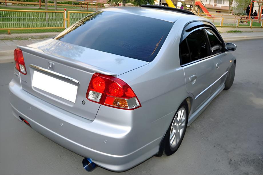 Honda Civic Sedan VII 2001-2006 DPT Spoiler (Gloss Black) Photo 1