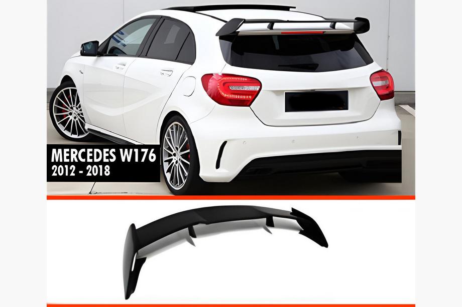 Mercedes A-class W176 2012-2018 Spoiler DPT V-2 (Gloss Black) Image