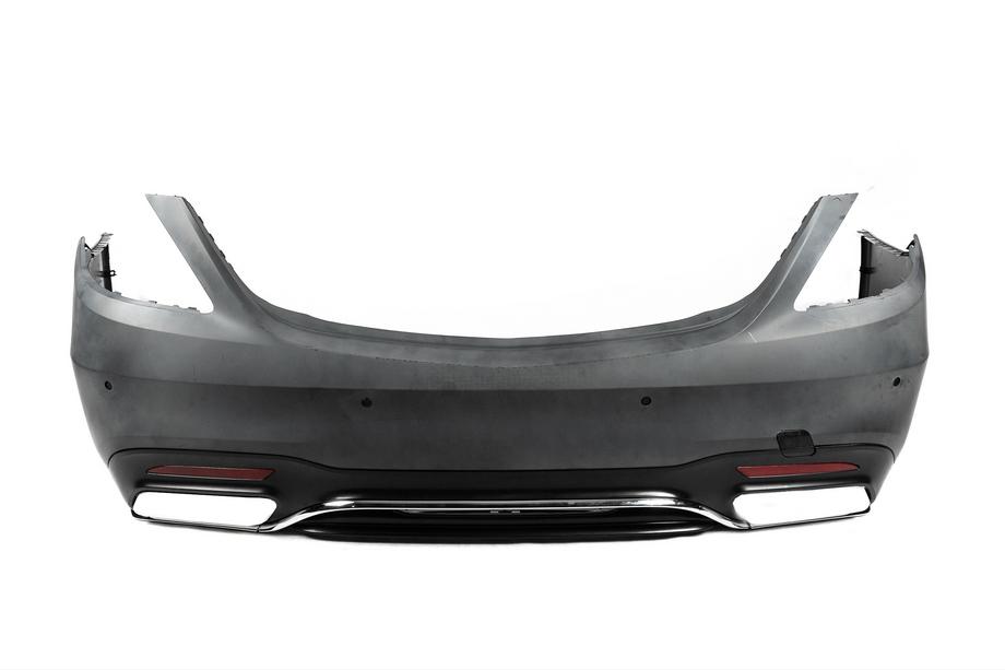 Mercedes S-class W222 2013-2022 Rear bumper with diffuser S65/S63 AMG (2018-2022) Photo 1
