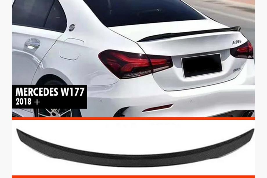 Mercedes A-class W177 2018- Spoiler DPT V-2 (SD, Gloss Black) Image