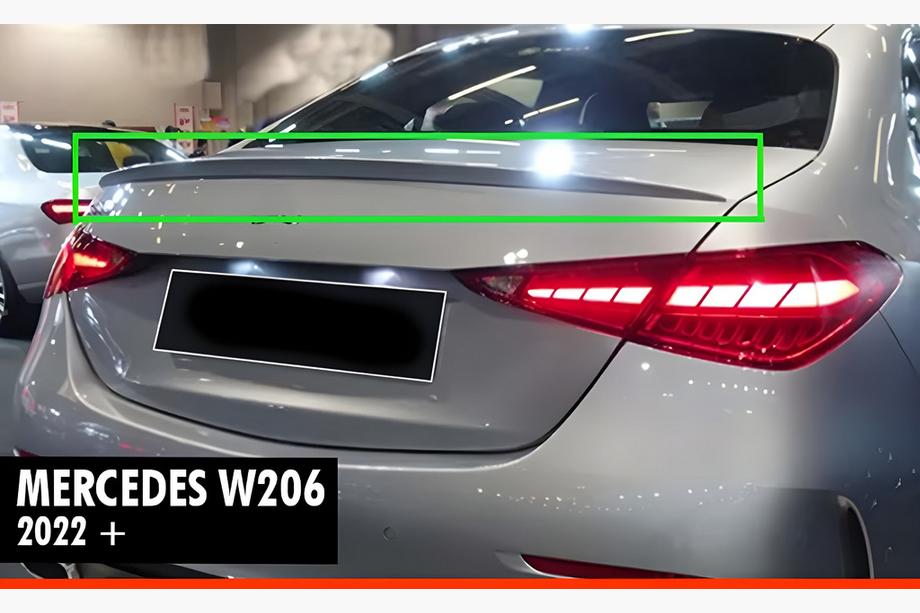 Mercedes C-class W206 2022- DPT Spoiler (Gloss Black) Image
