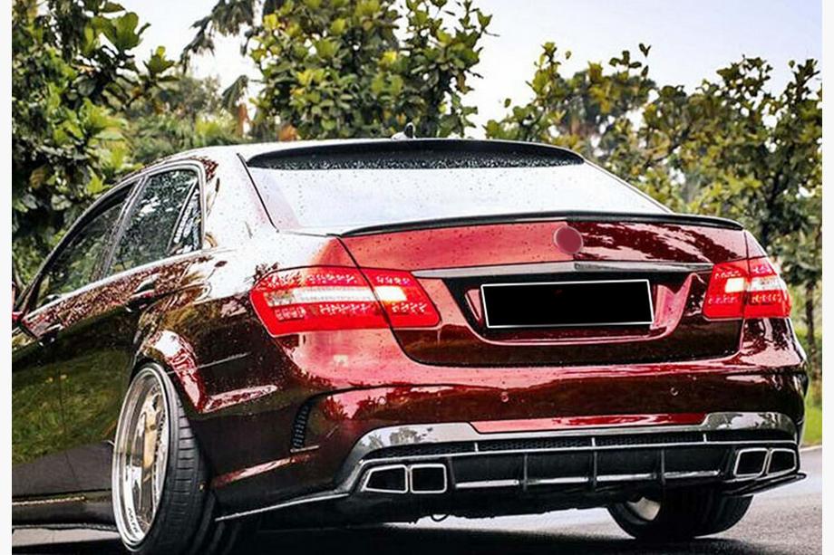 Mercedes E-class W212 2009-2016 DPT Rear Spoiler (Gloss Black) Photo 1
