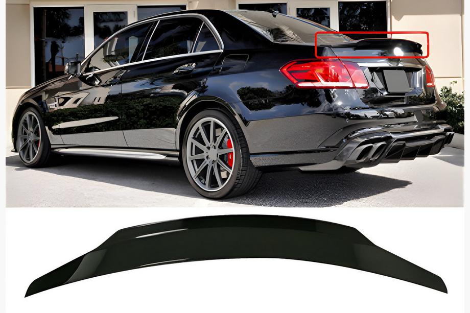 Mercedes E-class W212 2009-2016 Spoiler DPT V-2 (Gloss Black) Image