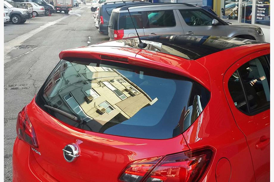 Opel Corsa E 2015-2019 Spoiler DPT V-2 (Gloss Black) Image