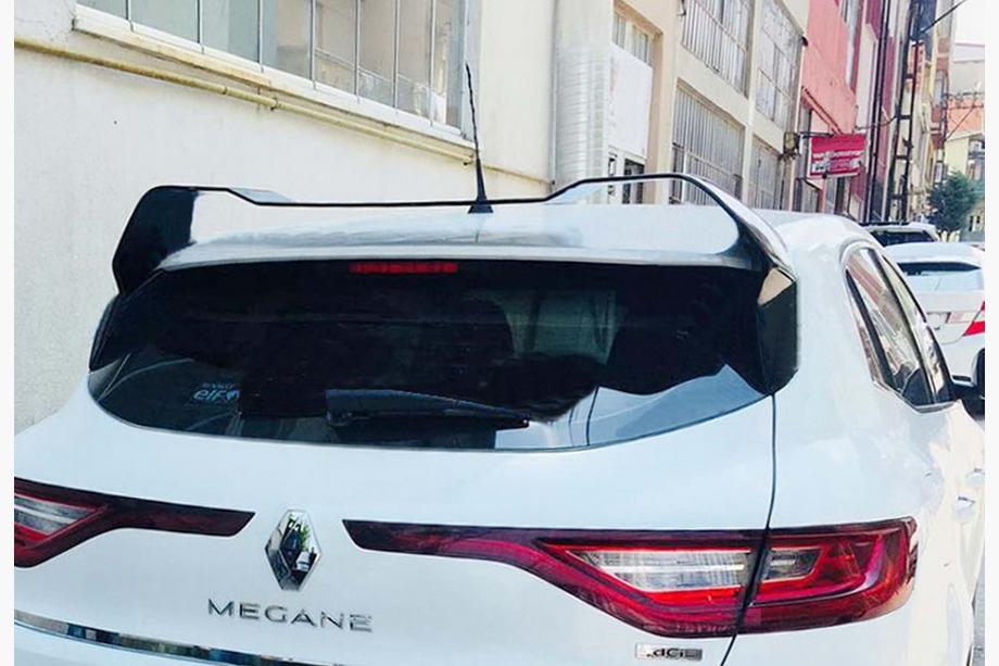 Renault Megane IV 2016-2025 DPT Spoiler (HB, Gloss Black) Image