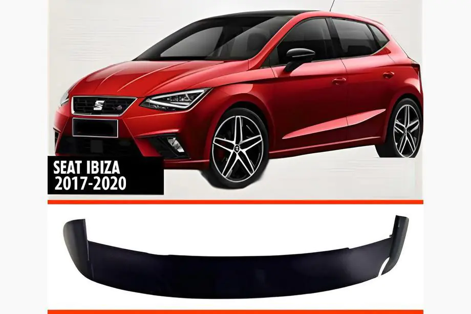 Seat Ibiza 2017- Rear Spoiler DPT (2017-2020, Gloss Black) Image