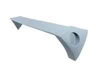 Seat Leon 2005-2012 Rear spoiler DPT V-5 (2005-2009, primed) photo 6