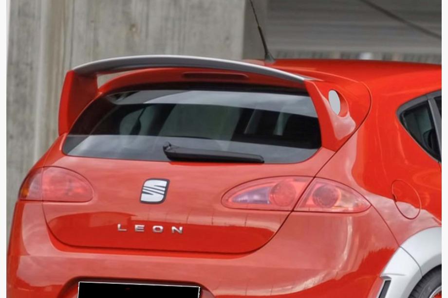 Seat Leon 2005-2012 Rear spoiler DPT V-5 (2005-2009, primed) Image