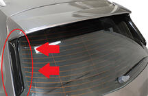 Seat Leon 2013-2020 Spoiler Flap DPT (2pcs, Gloss Black) photo 1