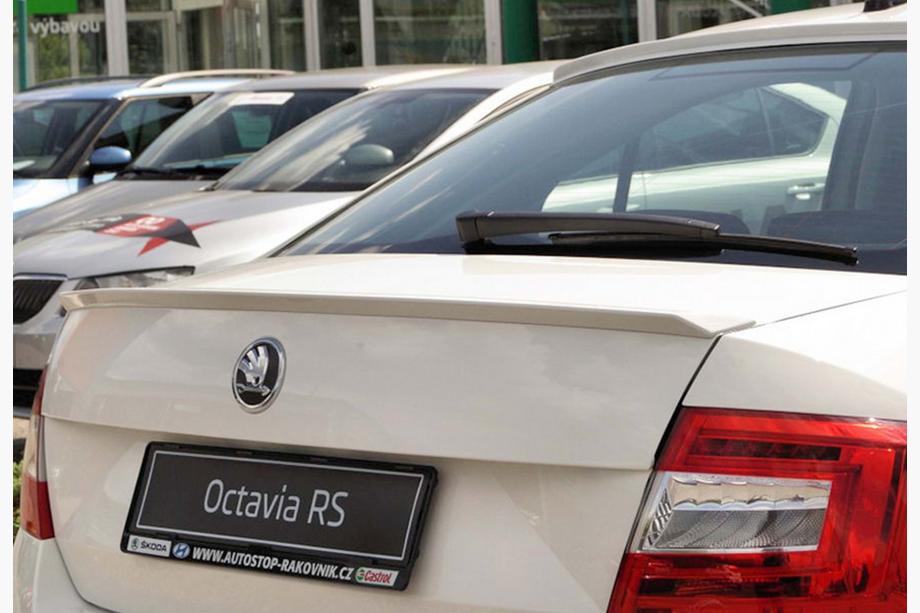 Skoda Octavia III A7 2013-2019 DPT V-1 Rear Spoiler (Gloss Black) Image