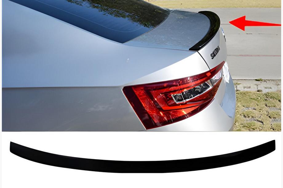 Skoda Superb 2015-2024 Spoiler DPT V-1 (2019-2024, Gloss Black) Image