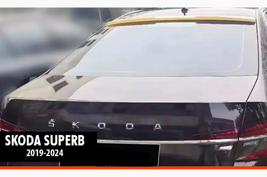 Skoda Superb 2015-2024 Rear Spoiler DPT V-2 (2019-2024, Gloss Black) Image