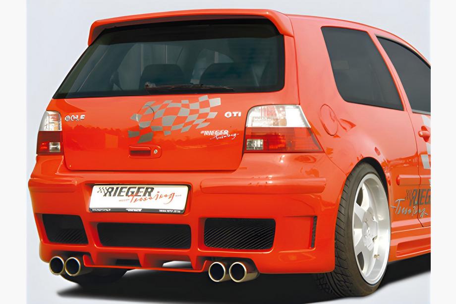 Volkswagen Golf 4 1997-2006 Spoiler DPT V-2 (HB, Gloss Black) Image
