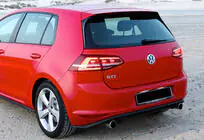 Volkswagen Golf 7/E-Golf 2012-2020 DPT V-1 rear spoiler (for GTI / R HB, gloss black) photo 5