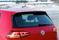 Volkswagen Golf 7/E-Golf 2012-2020 DPT V-1 rear spoiler (for GTI / R HB, gloss black) photo 6