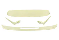 Volkswagen Golf 7/E-Golf 2012-2020 DPT V-1 rear spoiler (for GTI / R HB, gloss black) photo 2