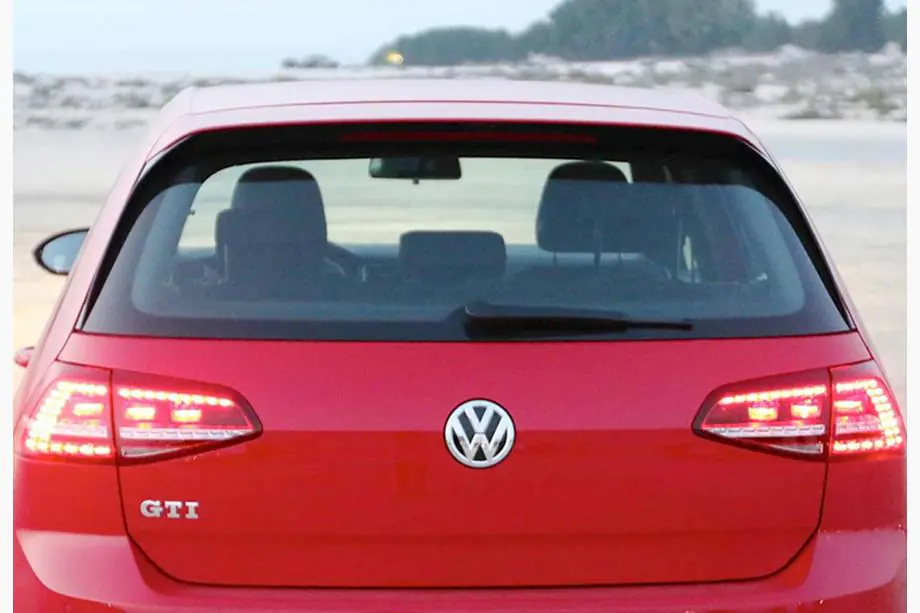 Volkswagen Golf 7/E-Golf 2012-2020 DPT V-1 rear spoiler (for GTI / R HB, gloss black) Image