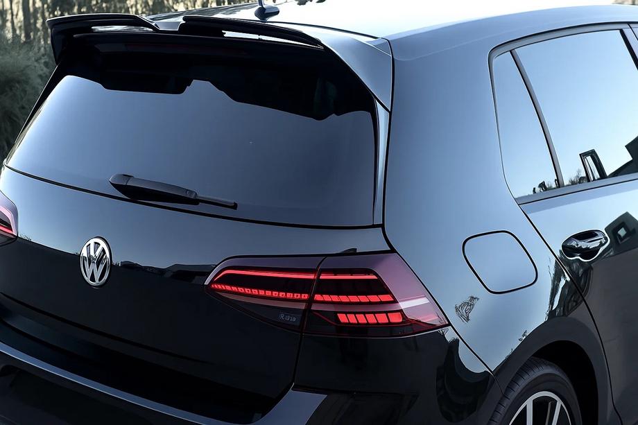Volkswagen Golf 7/E-Golf 2012-2020 DPT V-2 Spoiler (for GTI / R HB, gloss black) Photo 1