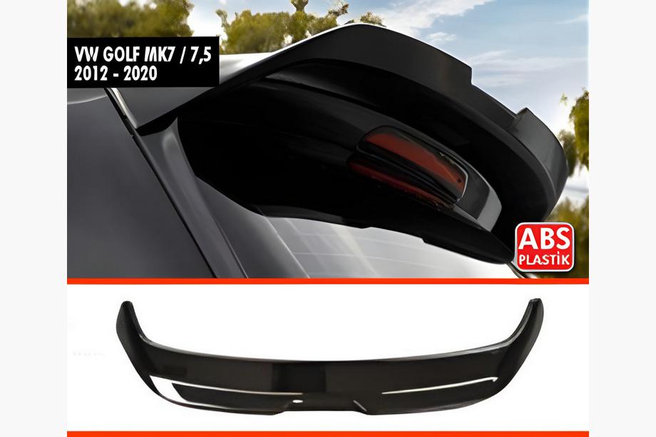Volkswagen Golf 7/E-Golf 2012-2020 DPT V-5 rear spoiler (for Base HB, gloss black) Image