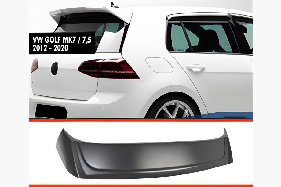 Volkswagen Golf 7/E-Golf 2012-2020 Spoiler DPT V-6 (HB, Gloss Black) Photo 1