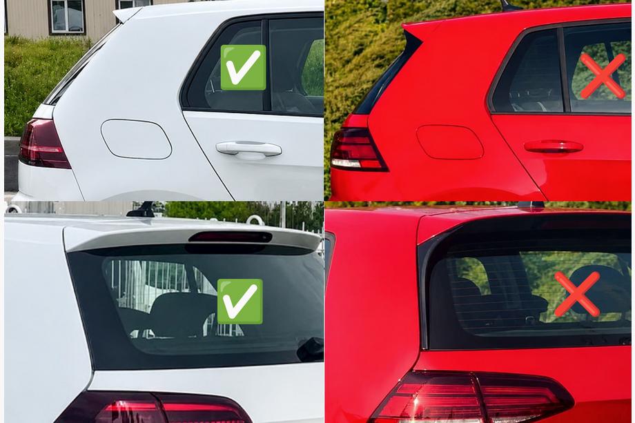 Volkswagen Golf 7/E-Golf 2012-2020 DPT V-7 Spoiler (for Base HB, Gloss Black) Photo 10
