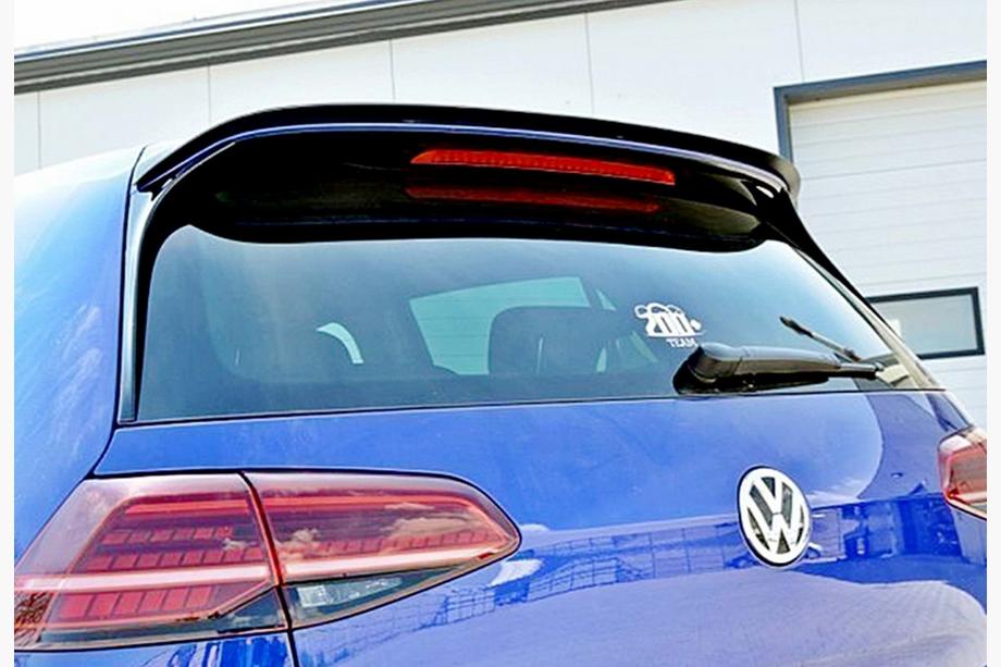 Volkswagen Golf 7/E-Golf 2012-2020 DPT V-9 Rear Spoiler (for GTI / R HB, Gloss Black) Image