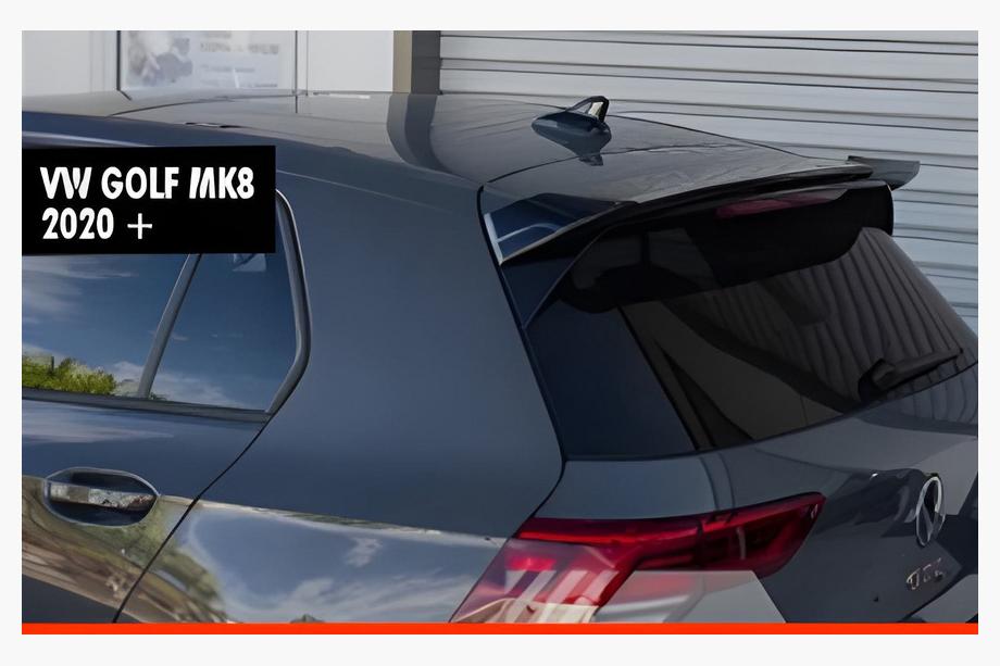 Volkswagen Golf 8 2019- Spoiler DPT V-2 (HB, Gloss Black) Image
