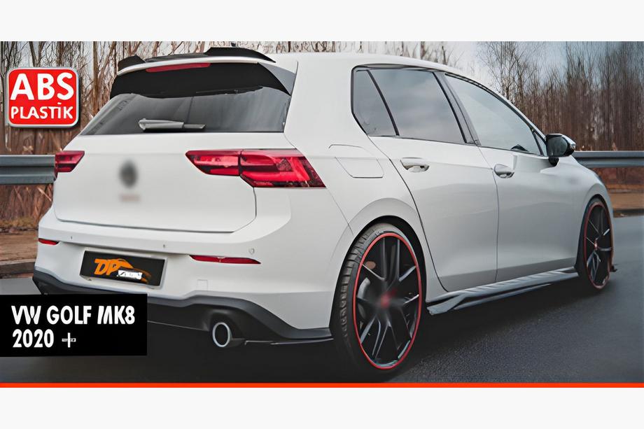 Volkswagen Golf 8 2019- DPT V-3 Spoiler (HB, Gloss Black) Image