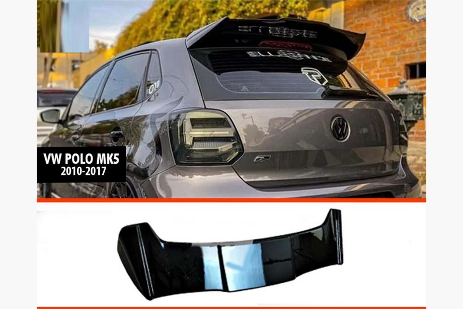 Volkswagen Polo 2010-2017 DPT V-1 Spoiler (HB, Gloss Black) Photo 1