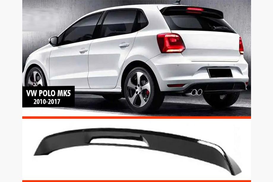 Volkswagen Polo 2010-2017 Spoiler DPT V-2 (HB, Gloss Black) Image