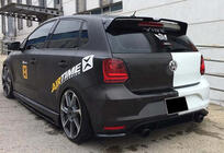 Volkswagen Polo 2010-2017 DPT V-3 Spoiler (HB, Gloss Black) photo 3