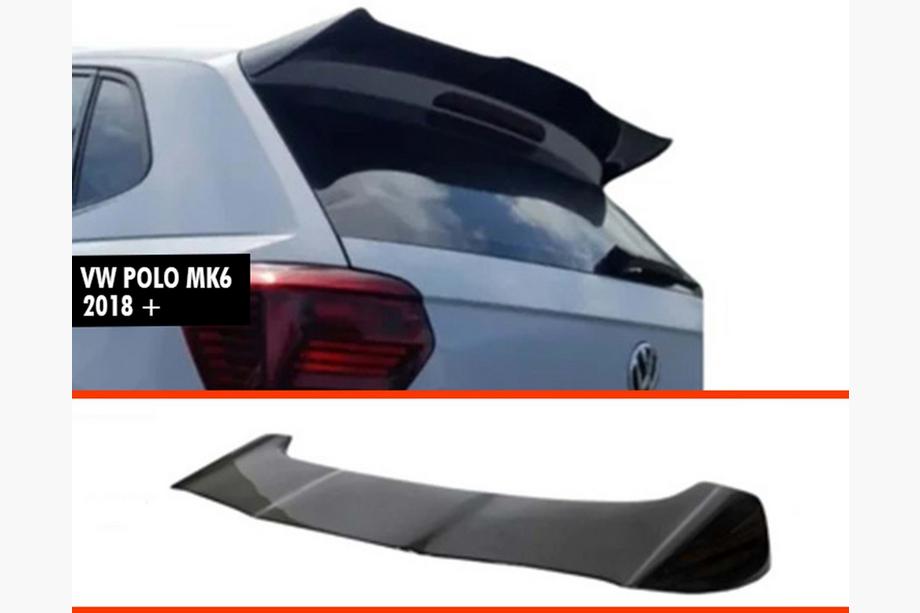 Volkswagen Polo 2017- Spoiler DPT V-2 (2017-2021, HB, Gloss Black) Image