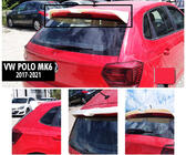 Volkswagen Polo 2017- Rear Spoiler DPT V-4 (2017-2021, HB, Gloss Black) photo 1