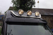 Mercedes Sprinter W907/W910 2018- Upper front bar (stainless steel) photo 1