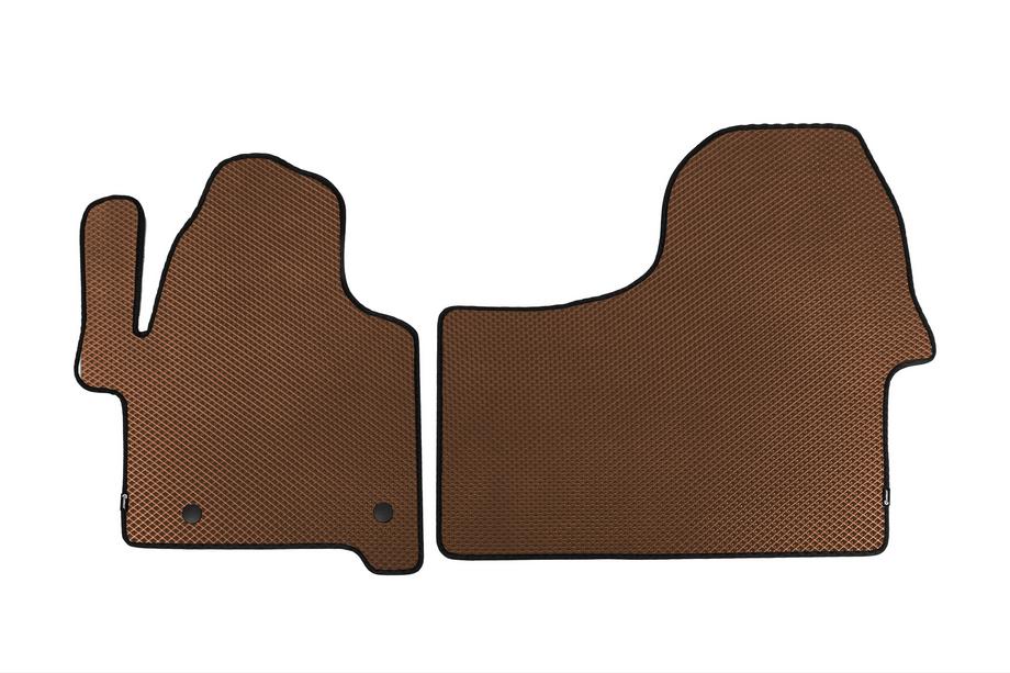 Mercedes Sprinter W907/W910 2018- EVA Floor Mats V2 (Brown) Image