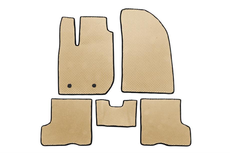 Renault Duster 2018-2024 EVA Floor Mats (Beige) Image