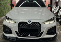 BMW 4 Series G22/23/26 2020- Front Lip DPT V-2 (for G22/G23, Gloss Black) photo 3