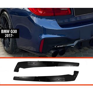 DPT rear FLAP add-on trims (for M-Sport/M5 F90, gloss black) BMW 5 Series G30/G31 2017–2023 photo 1
