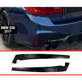DPT rear FLAP add-on trims (for M-Sport/M5 F90, gloss black)